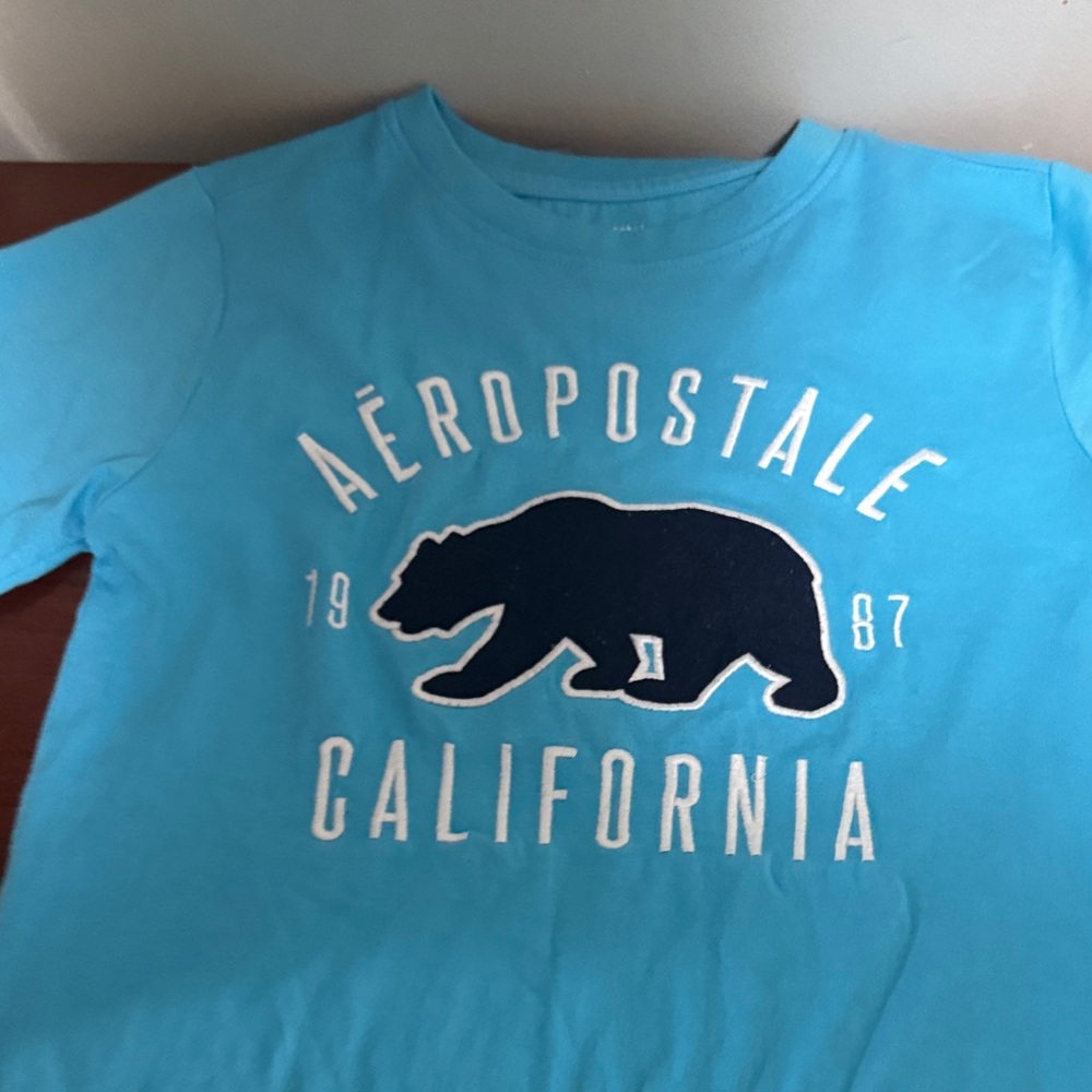 Aeropostale Blue Kids Short Sleeve Tee